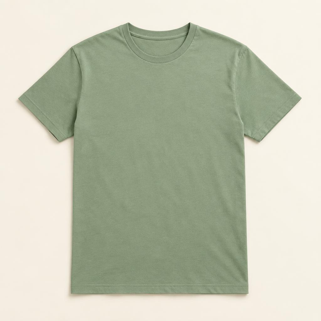 The Everyday Crew Tee — Sage